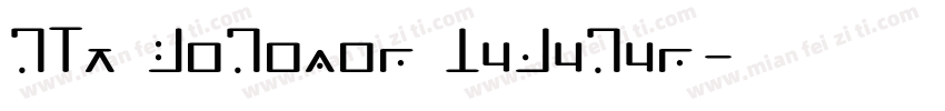 GLT Jogoson Budugun字体转换